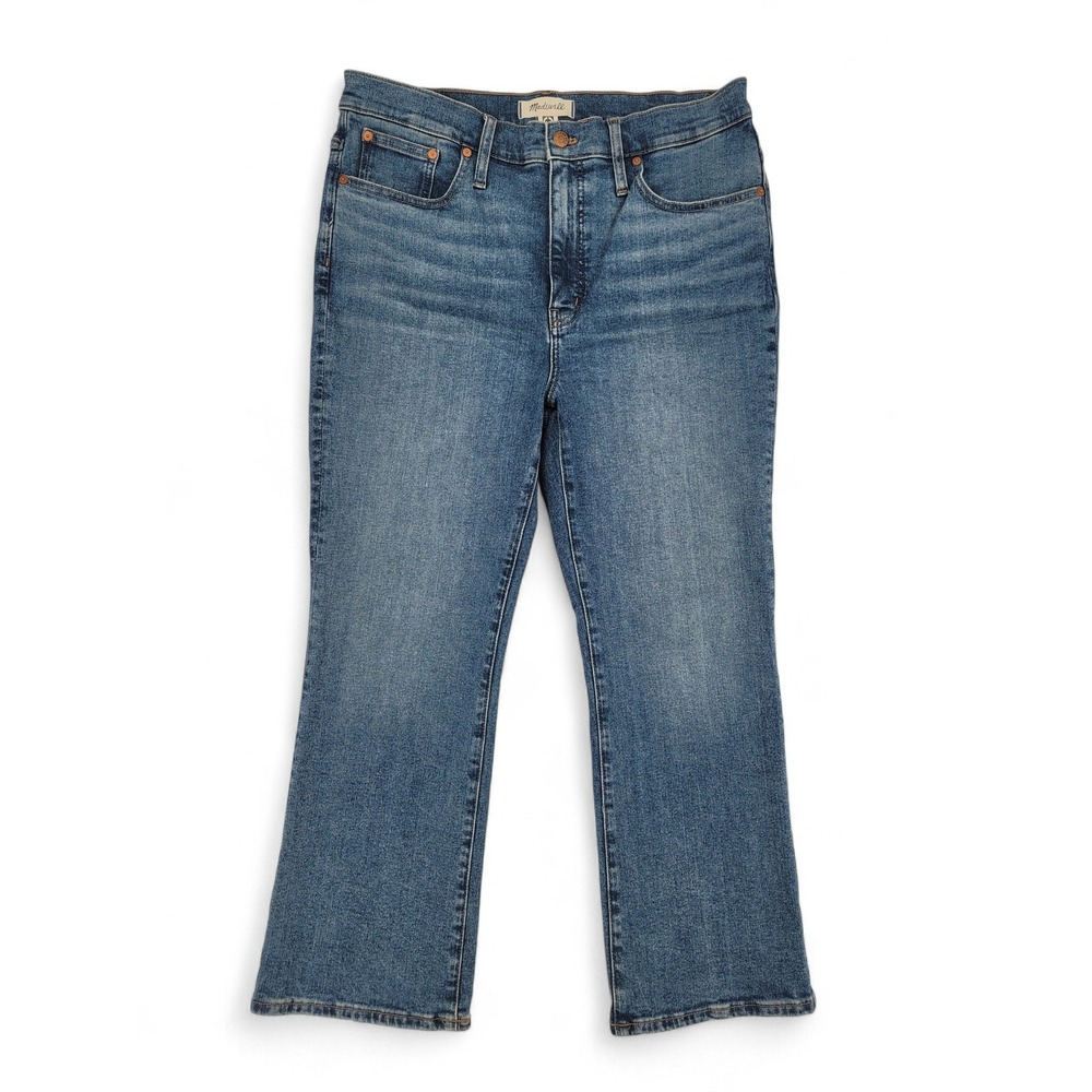 Madewell Cali Demi-Boot Jeans Size 31 Bootcut‎ Fair Trade Denim EUC